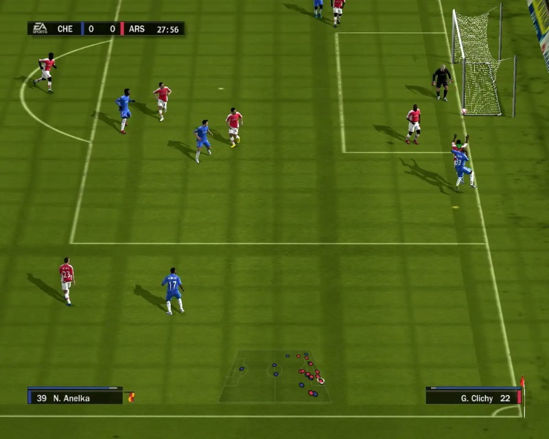 Fifa 10 PC gameplay.