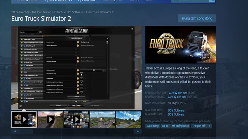 cách tải game euro truck simulator 2