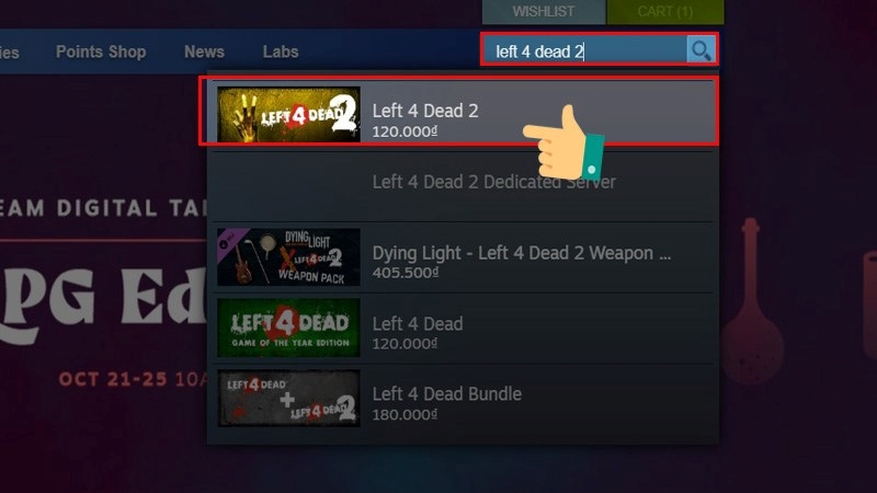Cách tải game Left 4 Dead 2 bước 2