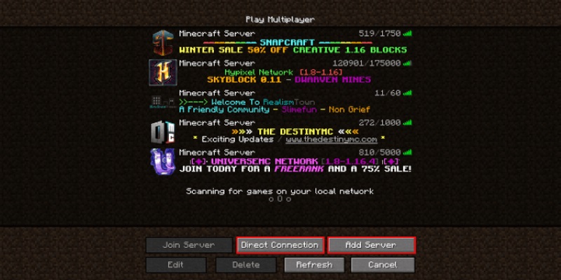 Cách chơi cùng bạn trong Minecraft Java Edition bước 1