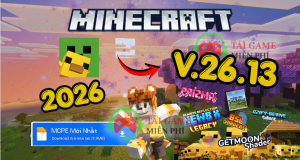Hướng dẫn tải Minecraft PE 26.13 APK chính thức cho điện thoại