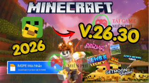 Tải Minecraft PE 26.30 chính thức trên điện thoại chi tiết